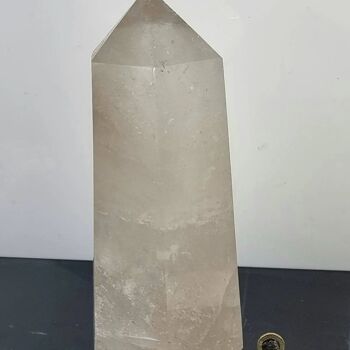 Prisme de cristal de quartz extra large - 1 prisme de quartz XL 3