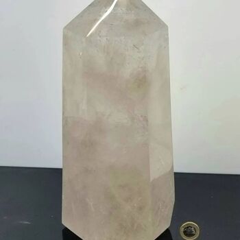 Prisme de cristal de quartz extra large - 1 prisme de quartz XL 4