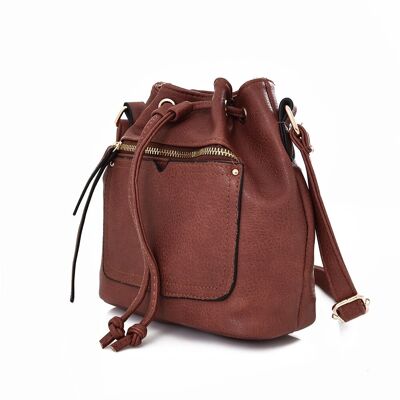 Melisandre Front Zip Shoulder Bag