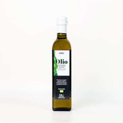 Huile d'olive extra vierge italienne biologique Verdolì - 0,50 cl
