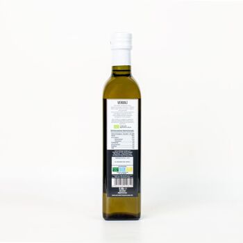 Huile d'olive extra vierge italienne biologique Verdolì - 0,50 cl 2