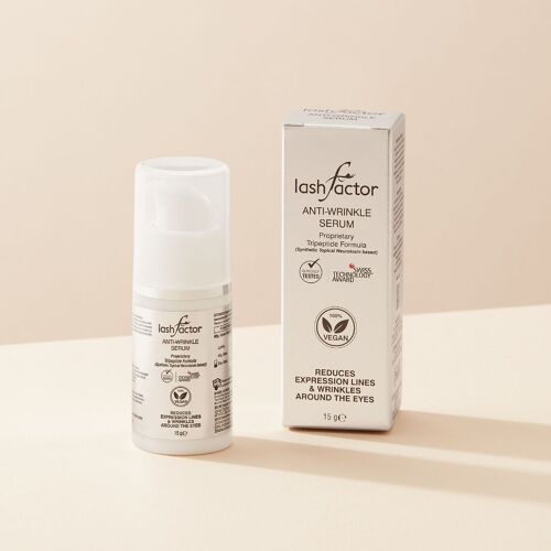 Lashfactor Anti-Wrinkle Serum (Proprietary Tripeptide Formula) 15g