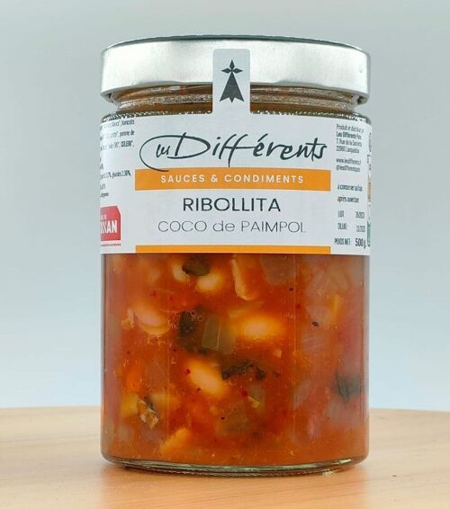 Ribollita - soupe italien revisité avec les cocos de Paimpol