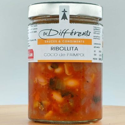 Ribollita - soupe italien revisité avec les cocos de Paimpol