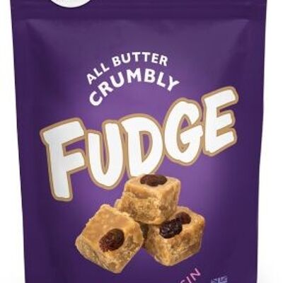 All Butter Rum & Raisin Crumbly Fudge Pouch.