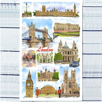 London Cotton Tea Towel