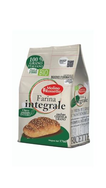 FARINE DE BLÉ ENTIER BIOLOGIQUE 1 KG