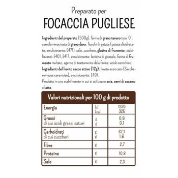 PRÉPARATION POUR FOCACCIA DES PUILLES - 500g 2