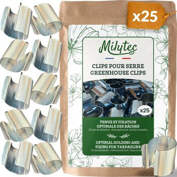 Lot de 25 clips de serre 1