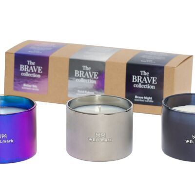 Gift set of mini scented candles