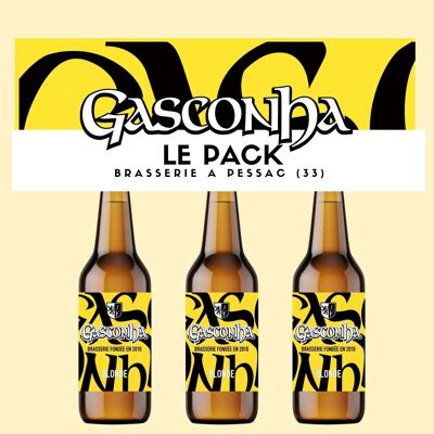 Beer Tripack Gasconha Golden Ale
