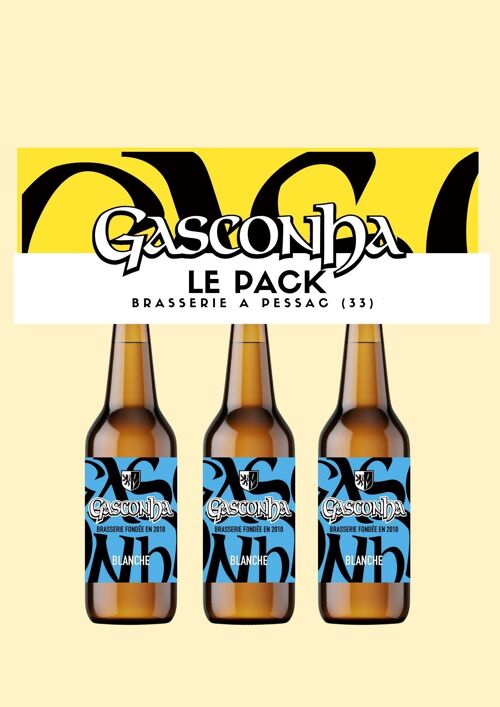 Bière Tripack Gasconha WitBier
