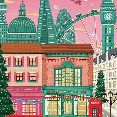 Navidad en Londres - Puzzle de 1000 piezas