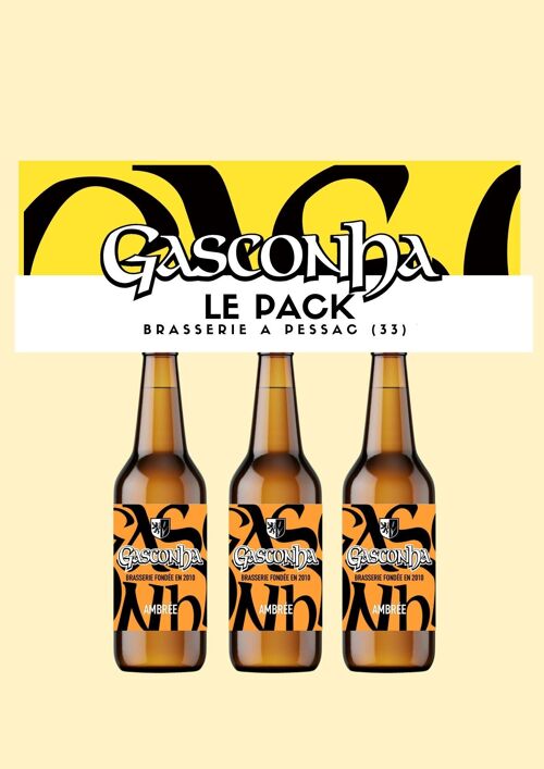 Bière Tripack Gasconha Amber