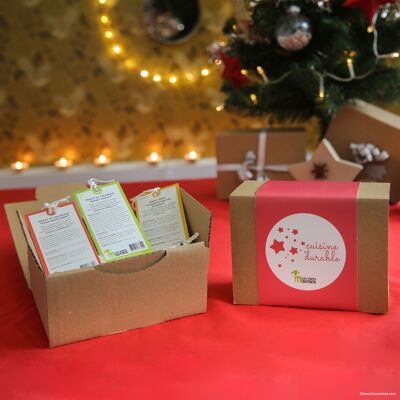 Weihnachtsbox „Nachhaltiges Kochen“.