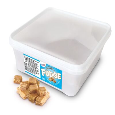 All Butter, Salted Caramel Crumbly Fudge Tub 1.5Kg
