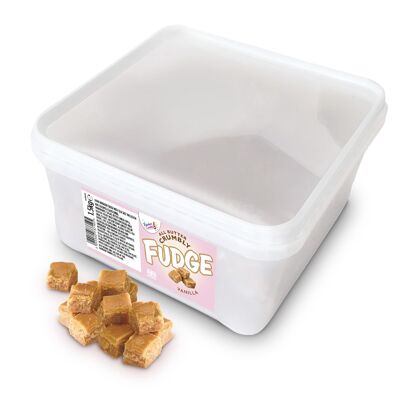 All Butter, Vanilla Crumbly Fudge Tub 1.5Kg