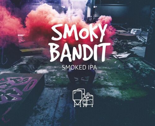 Bière BIO IPA fumée Smoky Bandit 33cl
