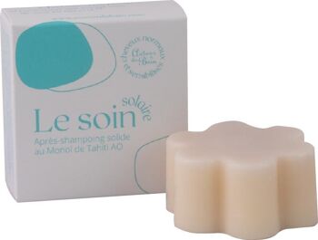 Le Soin SOLAIRE - Apres Shampoing Solide au Monoï de Tahiti AO