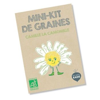 Mini kit de graines BIO de Camille la camomille 1