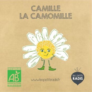 Mini kit de graines BIO de Camille la camomille 3