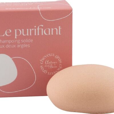 THE PURIFIER - Solid Shampoo with two clays - Oily hair