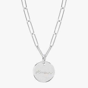 Bonne fête maman - Collier maman - Rond et chaîne - Amour - Collier personnalisé 5