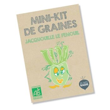 Mini kit de graines BIO de Jacquouille le fenouil 1