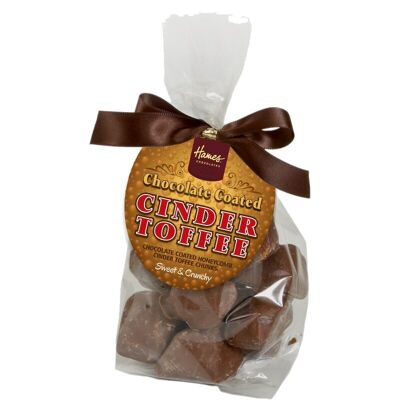 Milk Chocolate Covered Cinder Toffee.