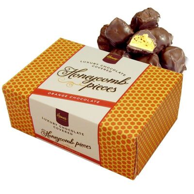 Luxury Box Orange Milk Chocolate Covered Honeycomb