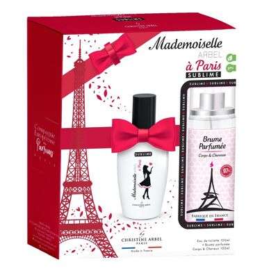 Gift Box - MADEMOISELLE ARBEL in Paris SUBLIME - Eau de Toilette 100ml + Perfumed Mist 100ml