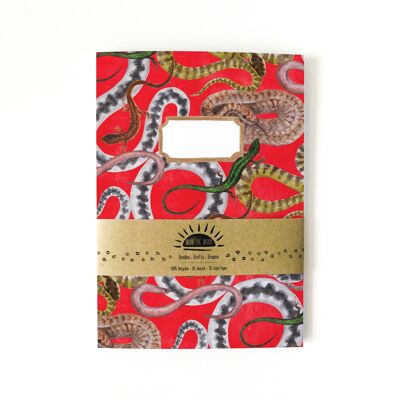 Reptilia Print Lined Journal