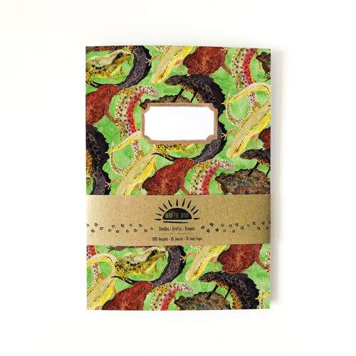 Amphibia Print Lined Journal