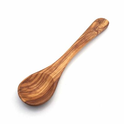 Cucchiaio 14 cm realizzato a mano in legno d'ulivo