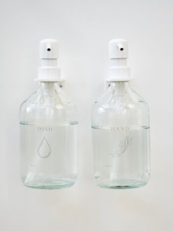 REYA - Distributeur de savon transparent 3