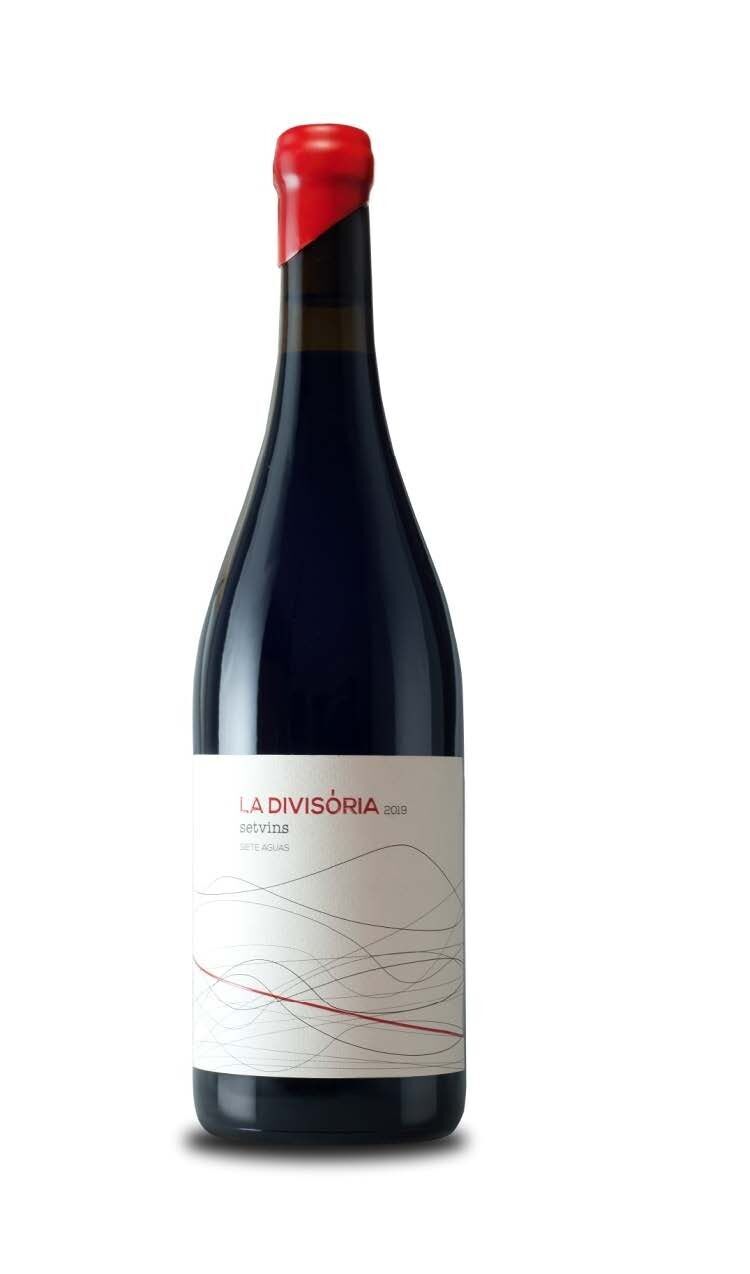 La Divisoria 90% Garnacha Caladoc+10% Bobal, Vino Tinto Singular de mínima intervención