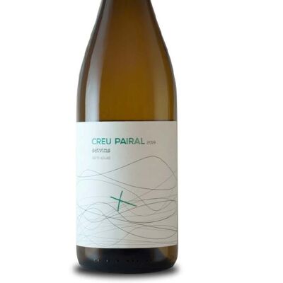 Creu Pairal, 100 % Macabeo. Einzigartiger Weißwein mit minimalem Eingriff.