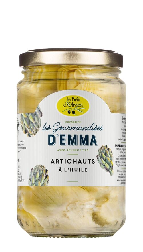 Artichauts à l'huile 12 x 285g - Les Gourmandises d'Emma