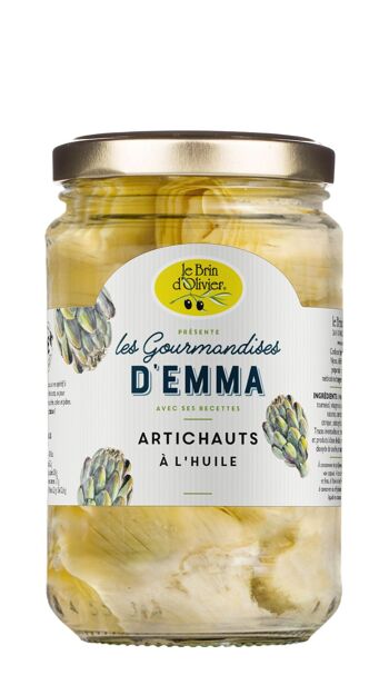 Artichauts à l'huile 12 x 285g - Les Gourmandises d'Emma 1