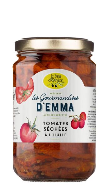 Tomates séchées à l'huile 12 x 285g - Les Gourmandises d'Emma 1