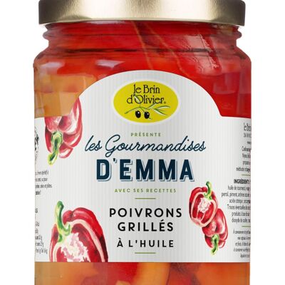 Gegrillte Paprika in Öl 12 x 285 g - Les Gourmandises d'Emma