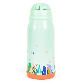 Bouteille d'eau pour enfants Milk & Moo Steel avec sac Jungle Friends 550 ml / 18,5 oz 4