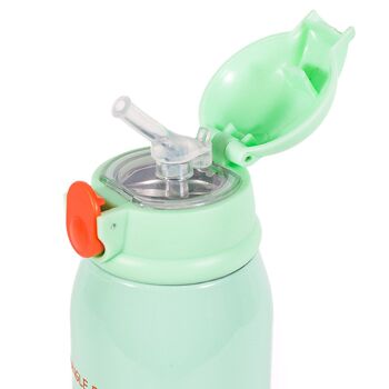 Bouteille d'eau pour enfants Milk & Moo Steel avec sac Jungle Friends 550 ml / 18,5 oz 6