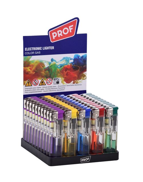 PROF COLOR GAS ELECTRONIC LIGHTERS DL-50
