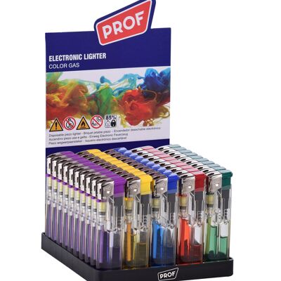 PROF COLOR GAS ELECTRONIC LIGHTERS DL-50