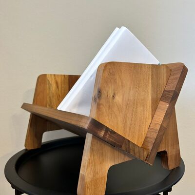 Einfach zu montierendes Bücherregal aus Holz – Massivholz – scharfe Kanten
