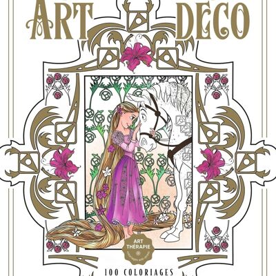 COLORING BOOK - Great Art Deco classics