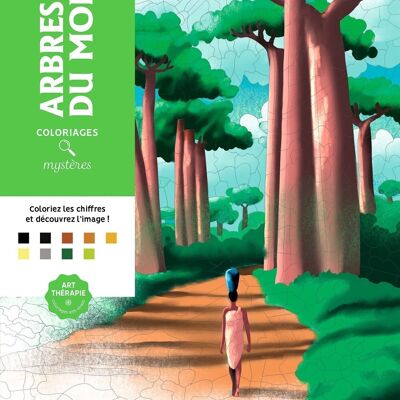 COLORING BOOK - Trees of the world