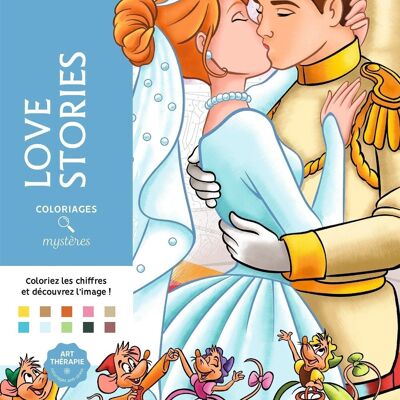 LIVRE DE COLORIAGE - Love Stories