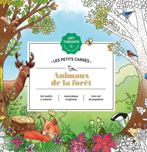 LIVRE DE COLORIAGE - Animaux de la forêt